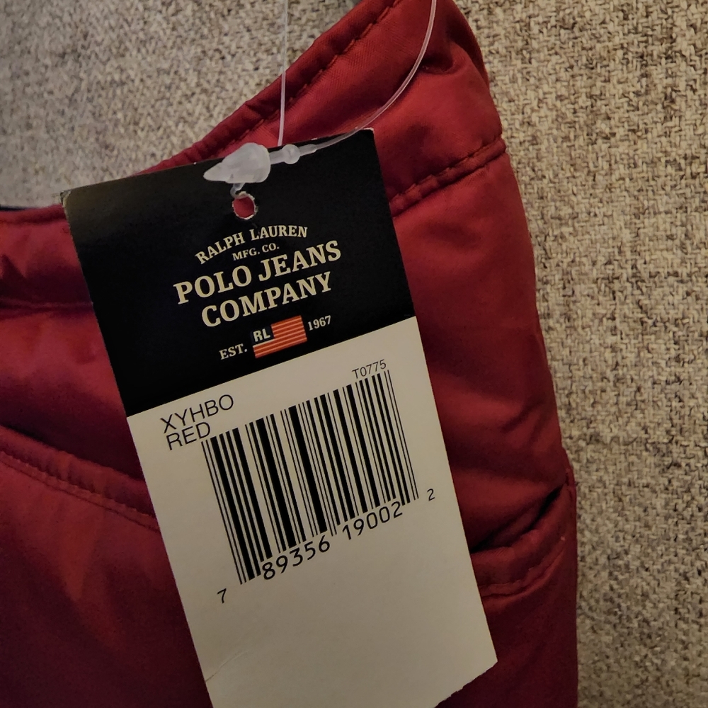 Spring cleaning sale! New vintage POLO ralph lauren purse with tag sz 10 x 11 in - Picture 3 of 4